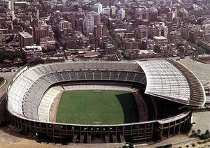 El Camp Nou abans de l'ampliació